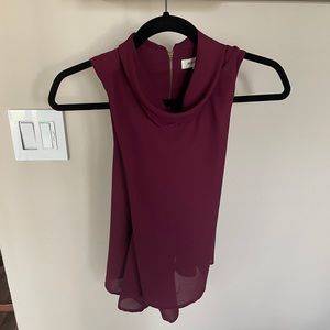 cowl neck top
